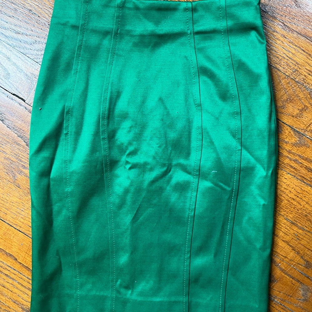 Green high waist skirt from h&m